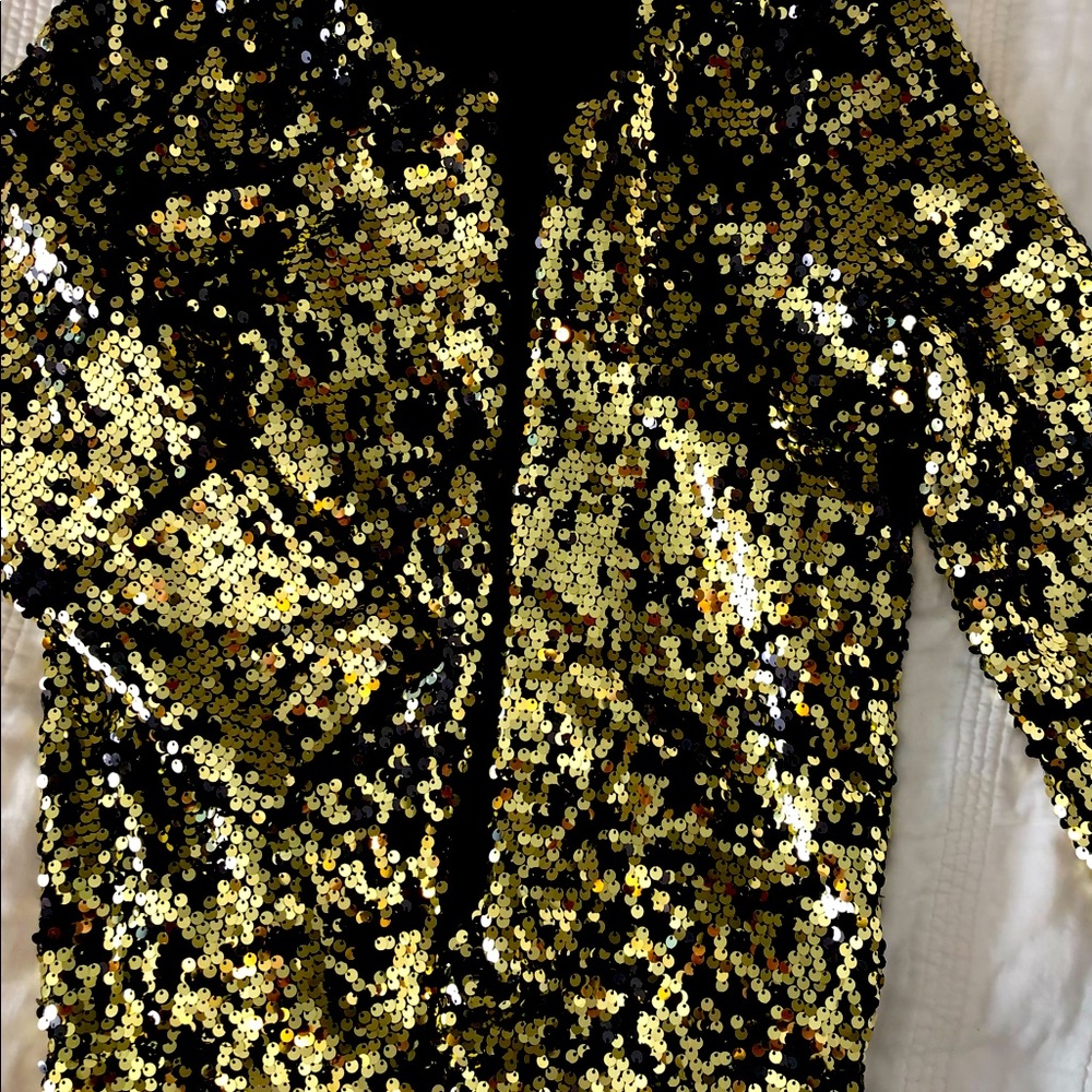 Free Press sequin blazer size Small
